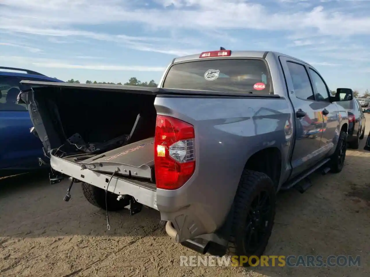 4 Photograph of a damaged car 5TFEY5F1XMX274606 TOYOTA TUNDRA 2021