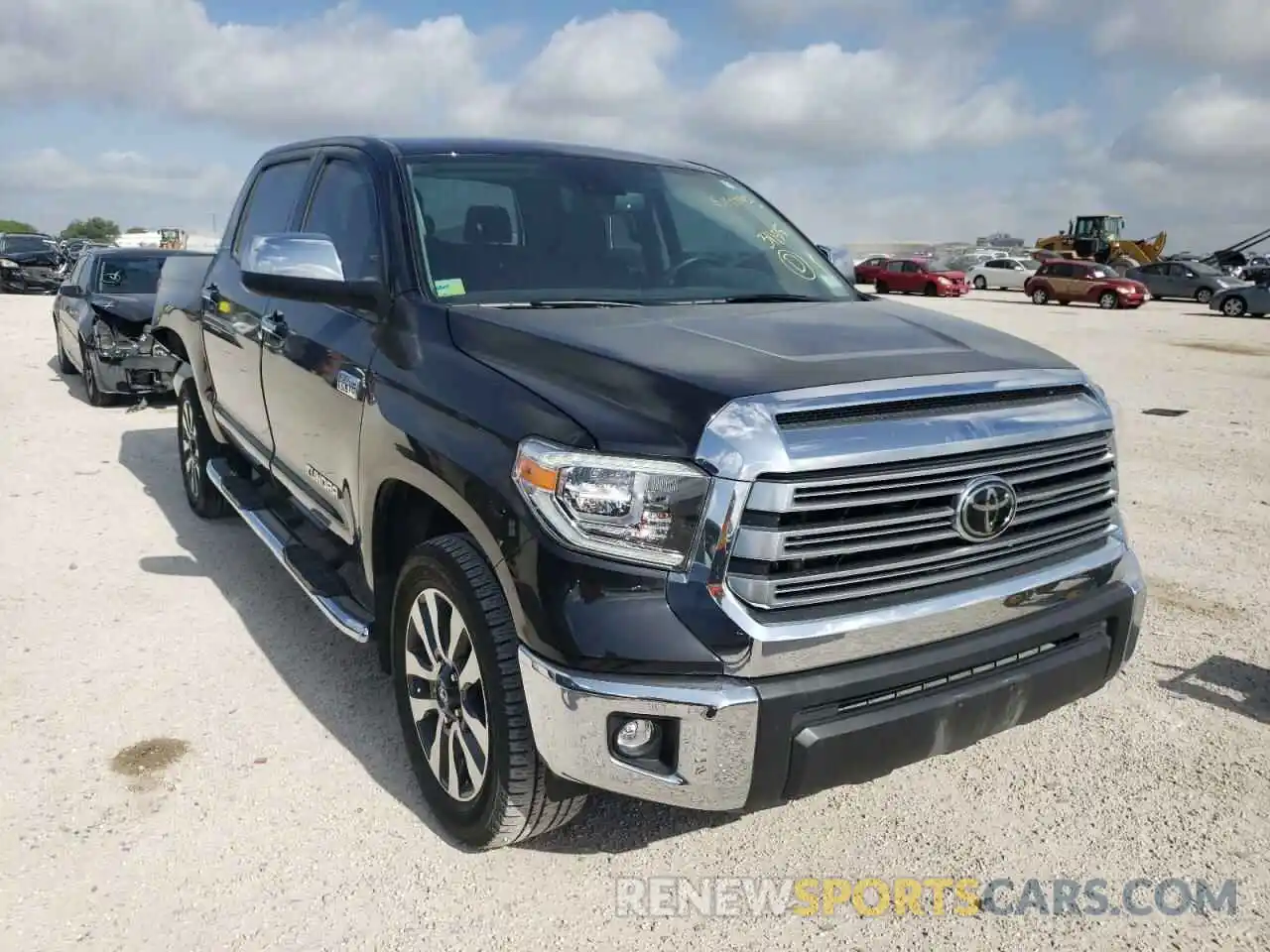 1 Photograph of a damaged car 5TFFY5F16MX285476 TOYOTA TUNDRA 2021