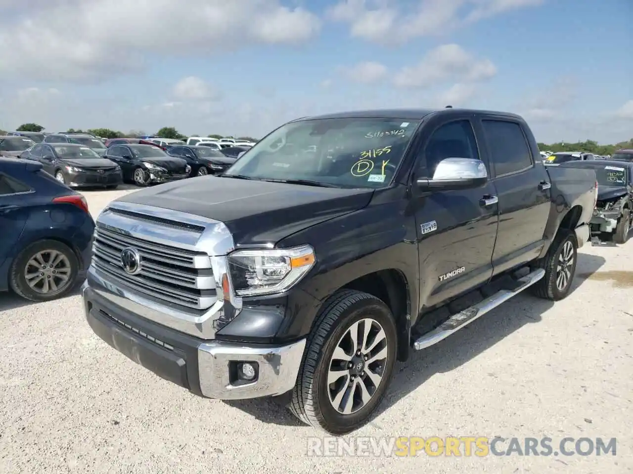 2 Photograph of a damaged car 5TFFY5F16MX285476 TOYOTA TUNDRA 2021