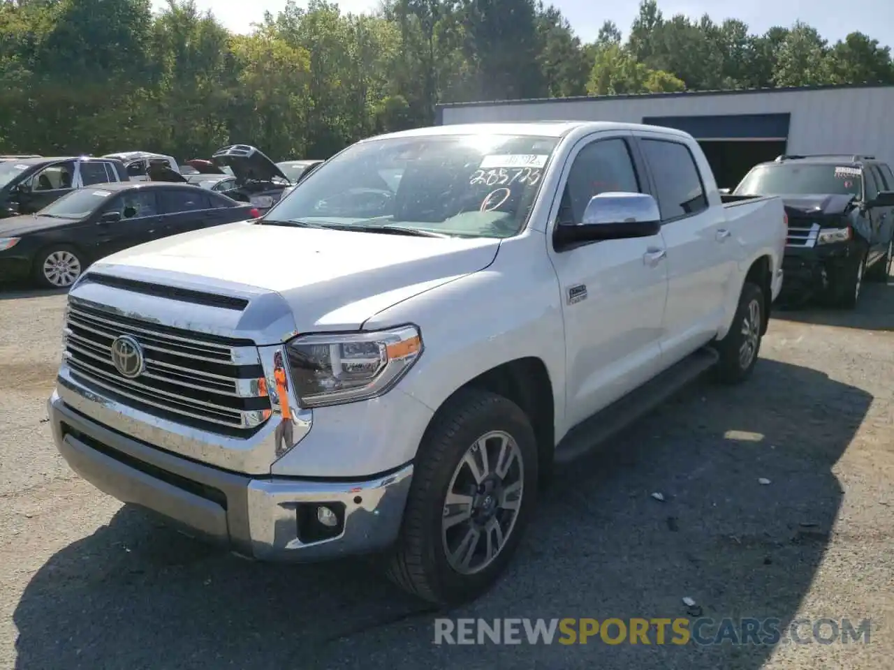 2 Photograph of a damaged car 5TFGY5F12MX285723 TOYOTA TUNDRA 2021