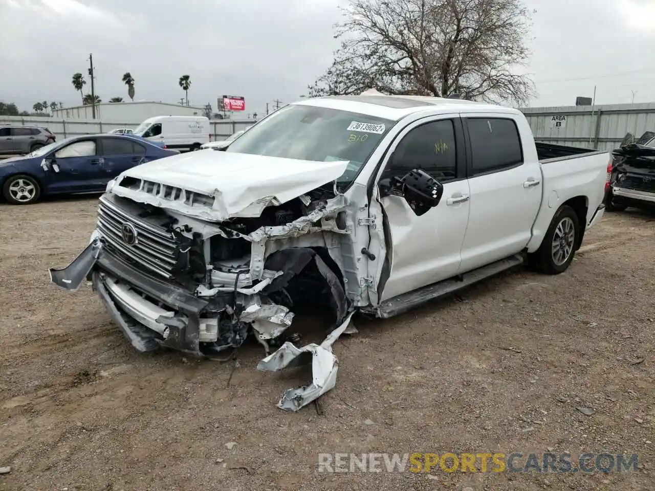 2 Photograph of a damaged car 5TFGY5F13MX297542 TOYOTA TUNDRA 2021