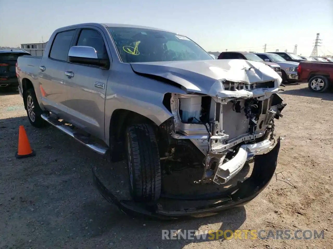 1 Photograph of a damaged car 5TFGY5F13MX299341 TOYOTA TUNDRA 2021