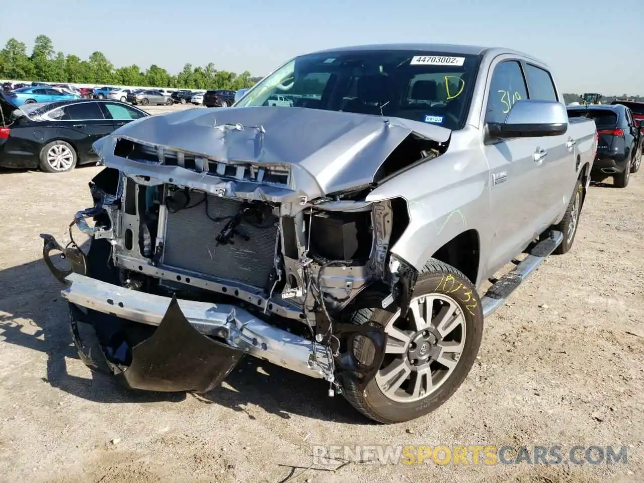 2 Photograph of a damaged car 5TFGY5F13MX299341 TOYOTA TUNDRA 2021