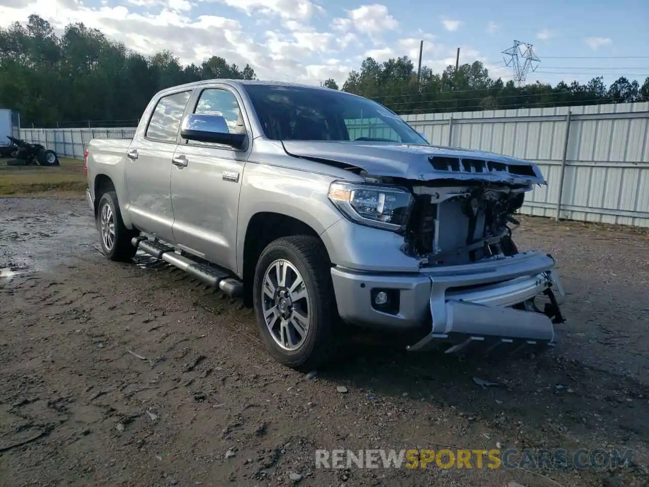 1 Photograph of a damaged car 5TFGY5F14MX292236 TOYOTA TUNDRA 2021