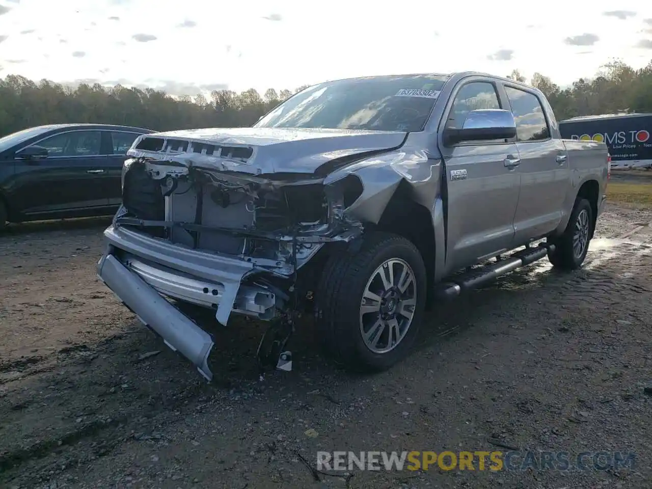 2 Photograph of a damaged car 5TFGY5F14MX292236 TOYOTA TUNDRA 2021