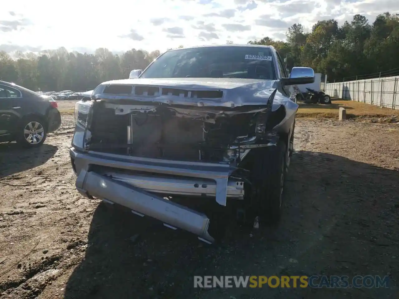 9 Photograph of a damaged car 5TFGY5F14MX292236 TOYOTA TUNDRA 2021