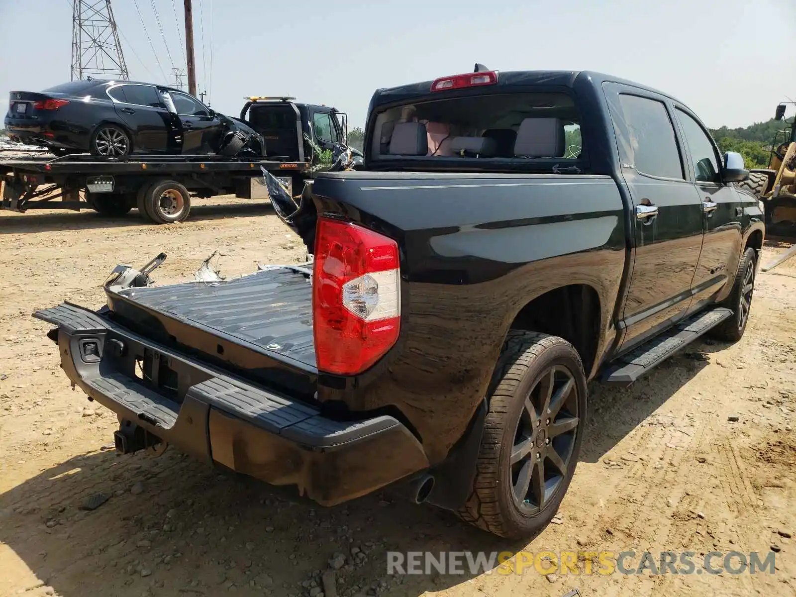 4 Photograph of a damaged car 5TFHY5F10MX980660 TOYOTA TUNDRA 2021