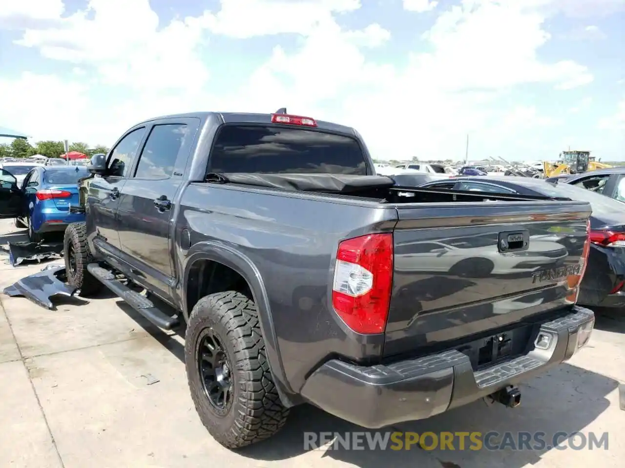 3 Photograph of a damaged car 5TFHY5F10MX991237 TOYOTA TUNDRA 2021