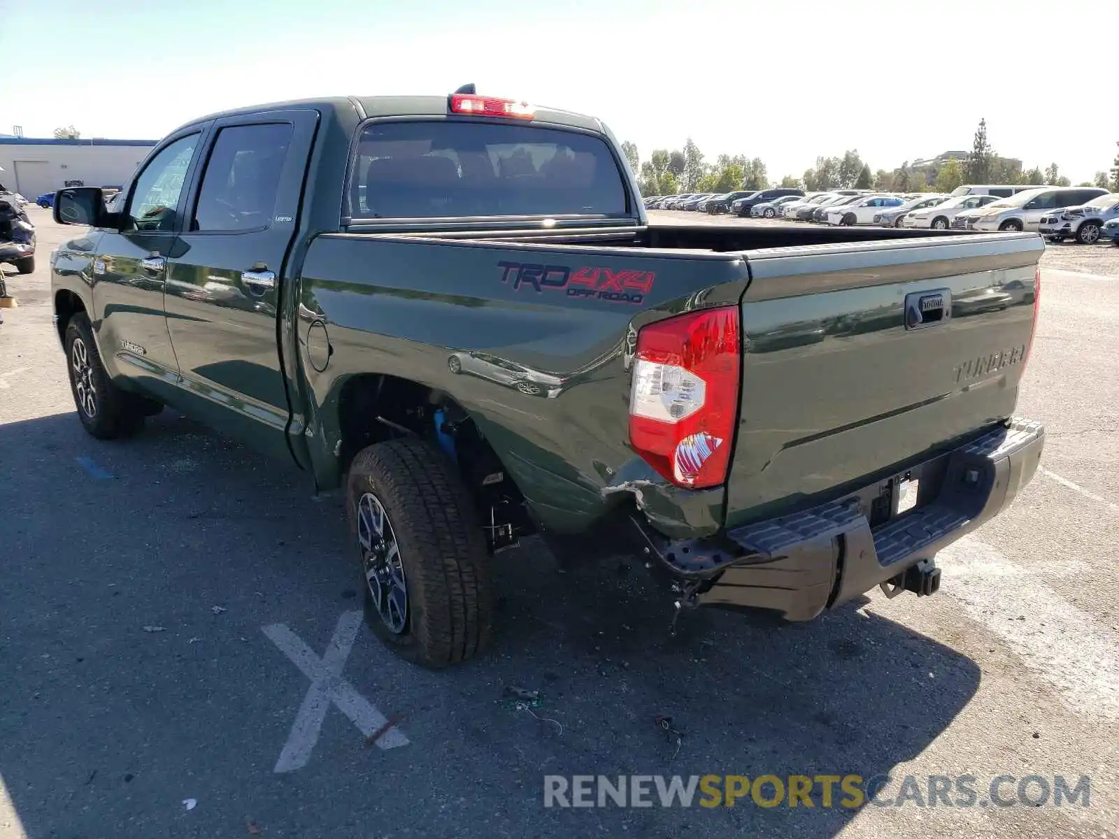 3 Photograph of a damaged car 5TFHY5F11MX012986 TOYOTA TUNDRA 2021