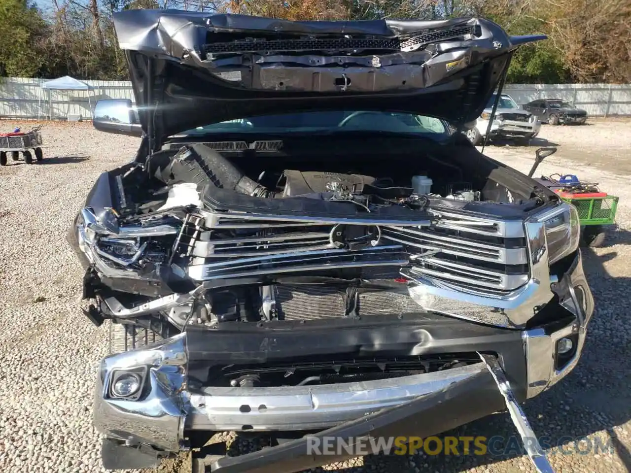 9 Photograph of a damaged car 5TFHY5F11MX971952 TOYOTA TUNDRA 2021