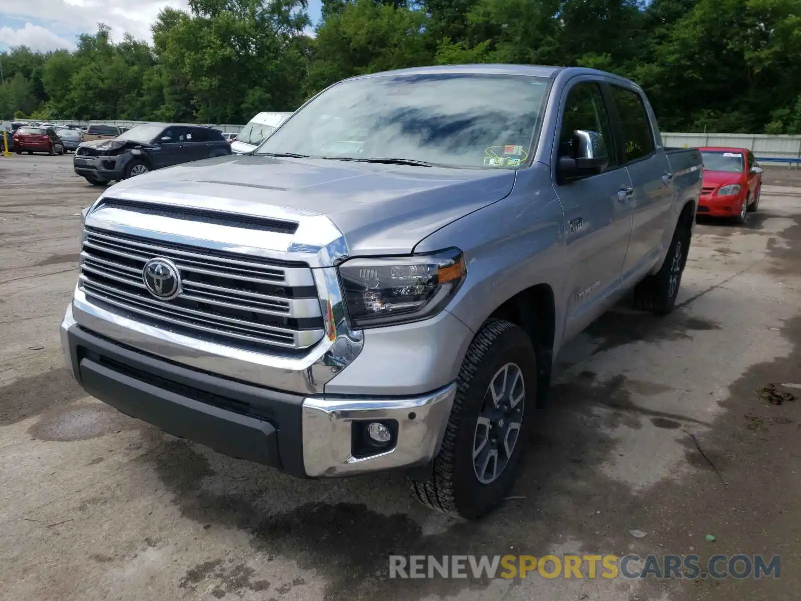 2 Photograph of a damaged car 5TFHY5F12MX010857 TOYOTA TUNDRA 2021