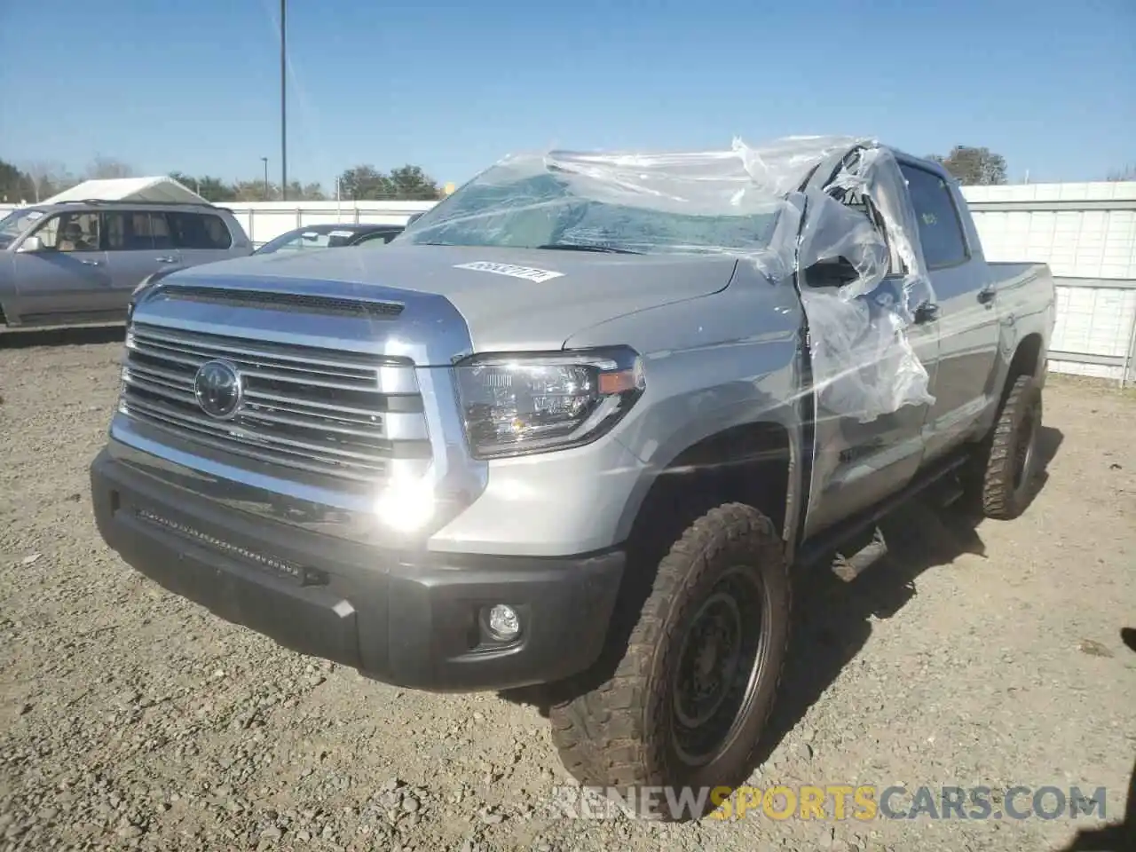 2 Photograph of a damaged car 5TFHY5F13MX022919 TOYOTA TUNDRA 2021