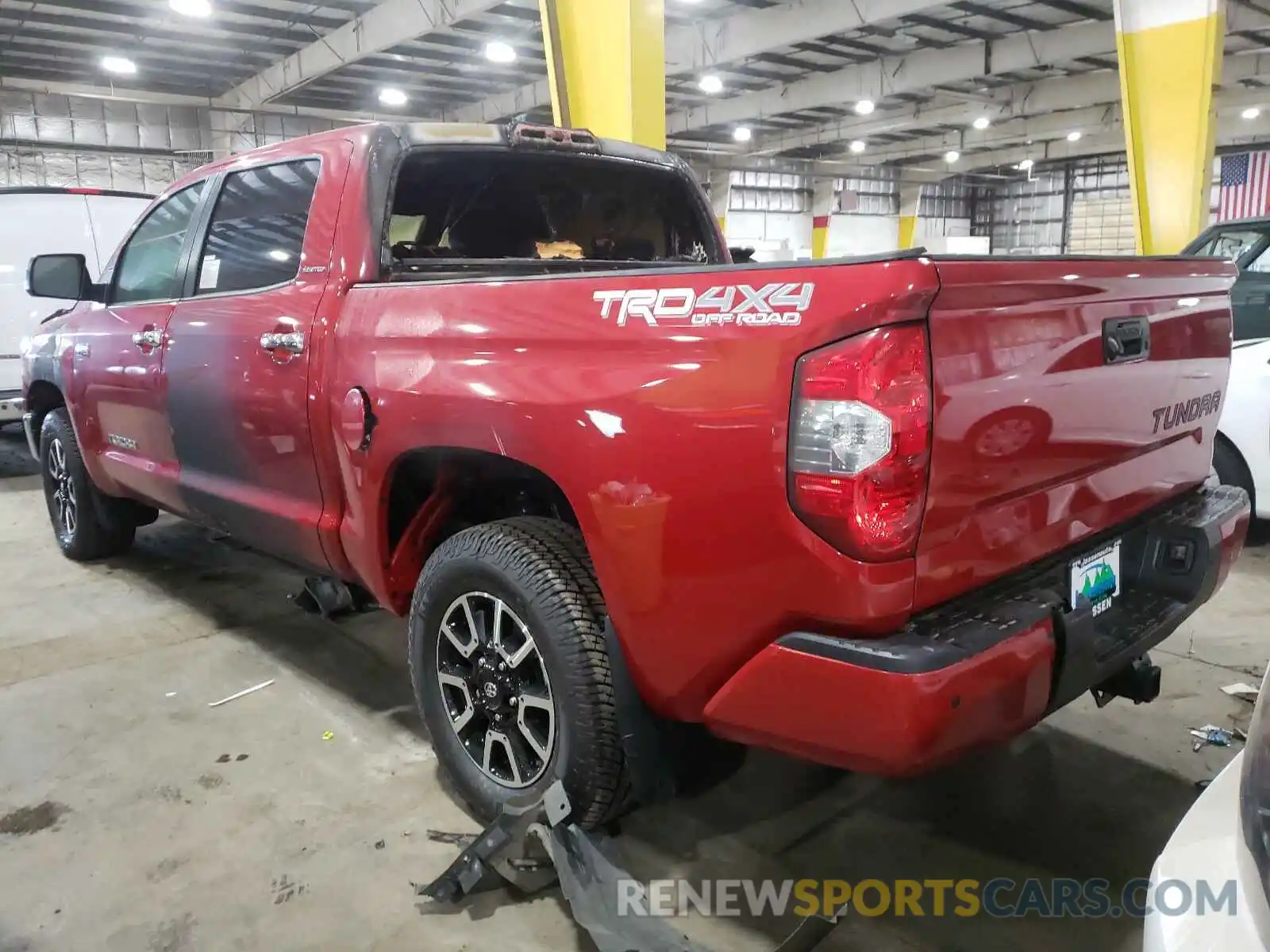 3 Photograph of a damaged car 5TFHY5F14MX998577 TOYOTA TUNDRA 2021