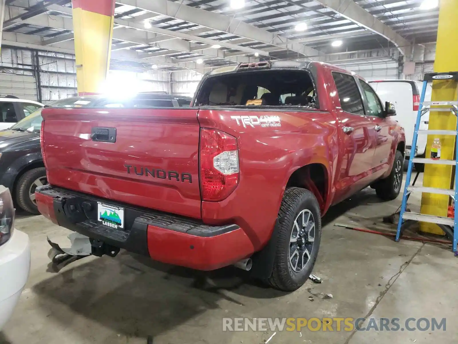 4 Photograph of a damaged car 5TFHY5F14MX998577 TOYOTA TUNDRA 2021