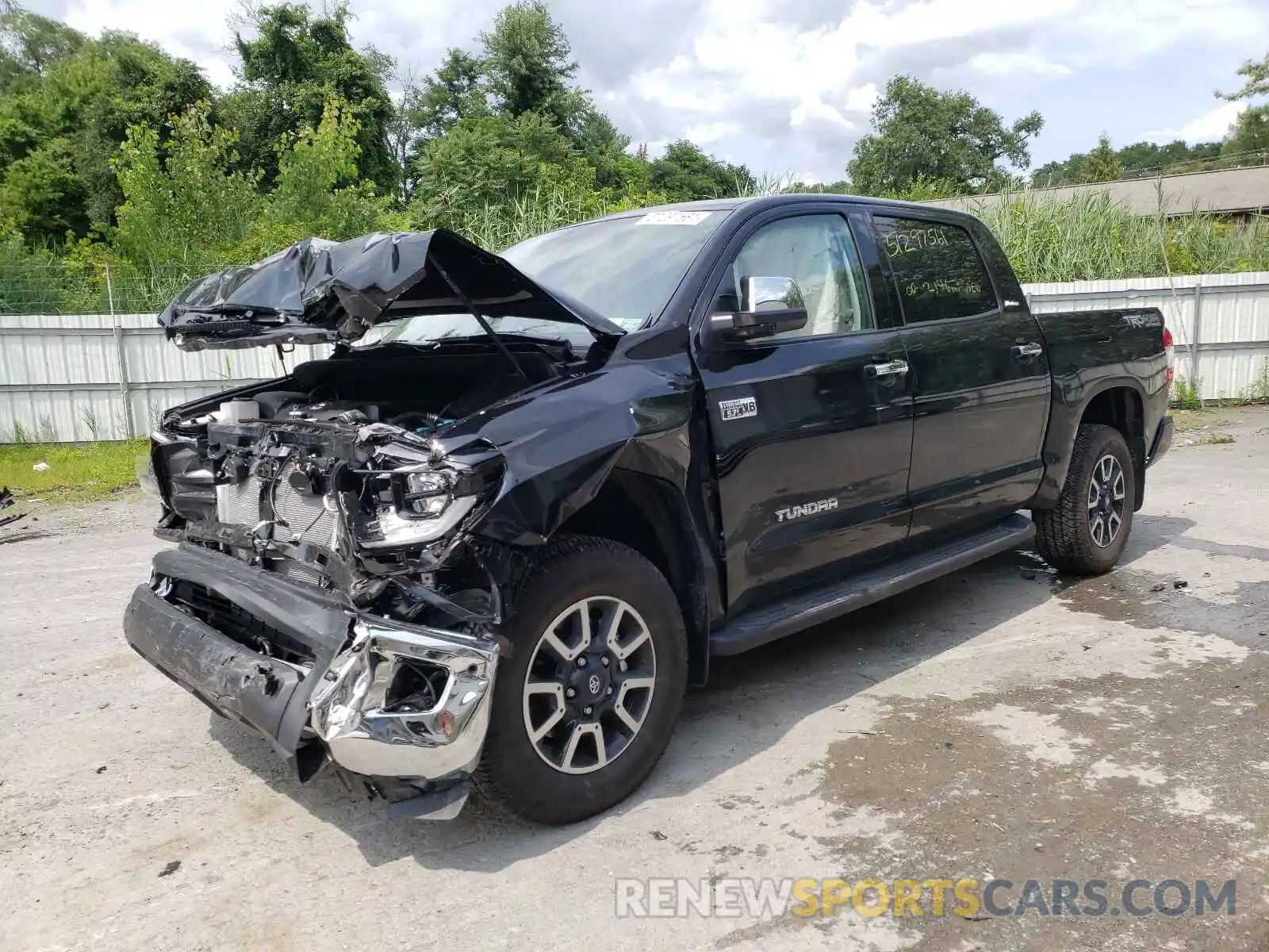 2 Photograph of a damaged car 5TFHY5F15MX016216 TOYOTA TUNDRA 2021