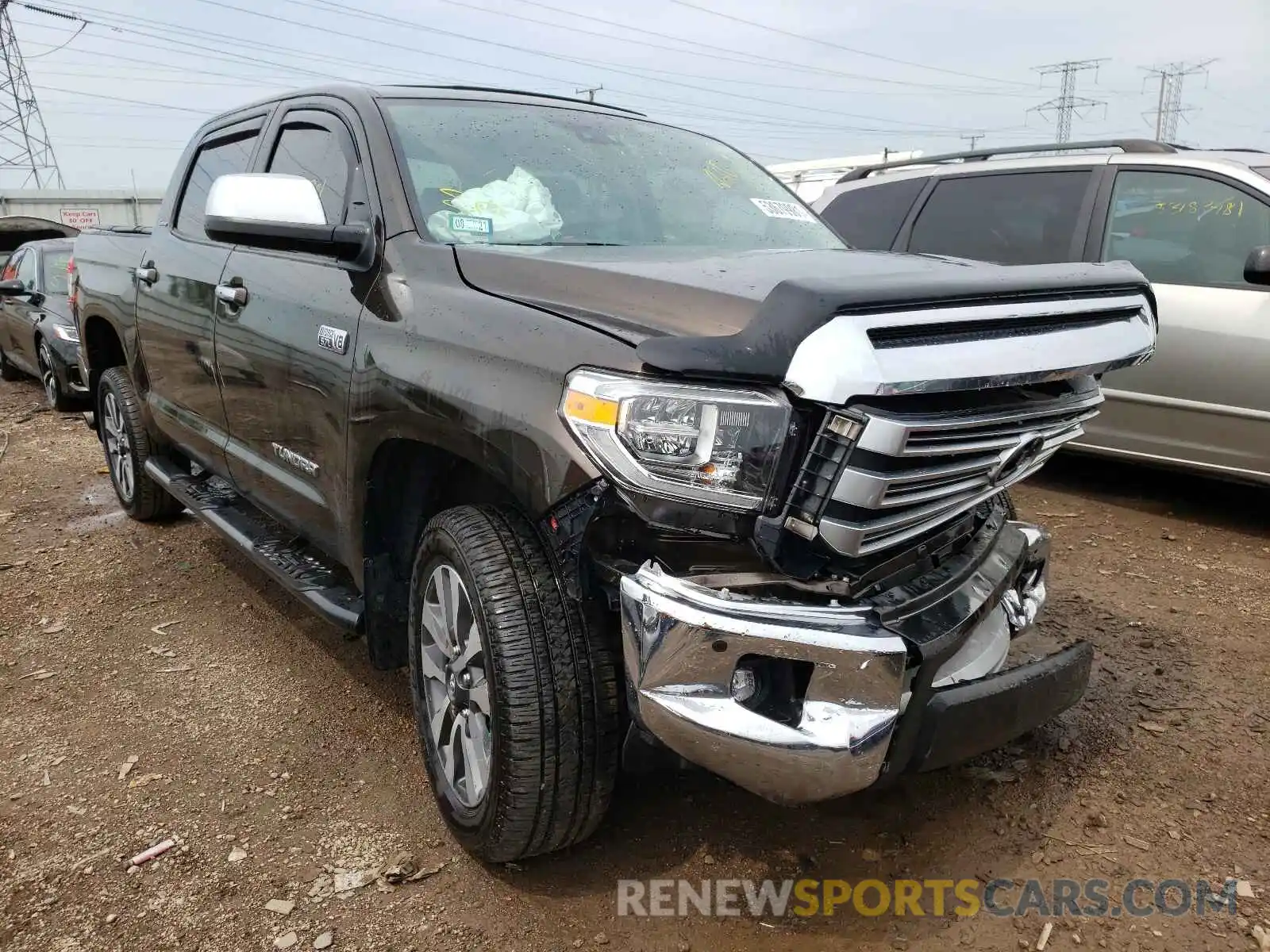 1 Photograph of a damaged car 5TFHY5F15MX964194 TOYOTA TUNDRA 2021