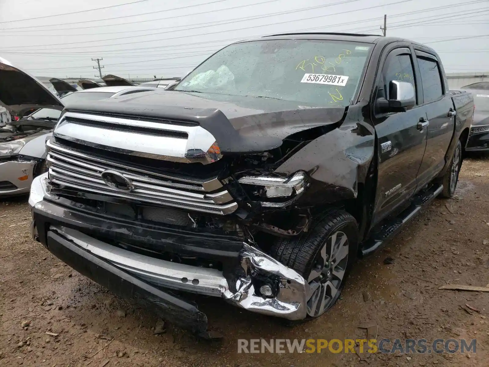 2 Photograph of a damaged car 5TFHY5F15MX964194 TOYOTA TUNDRA 2021