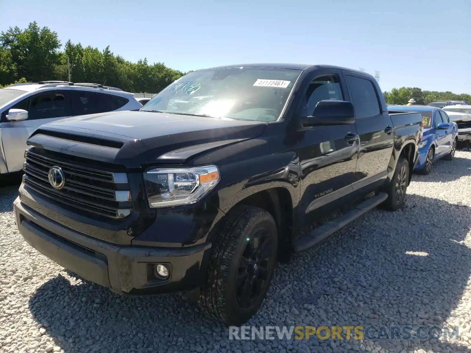 2 Photograph of a damaged car 5TFHY5F15MX970125 TOYOTA TUNDRA 2021