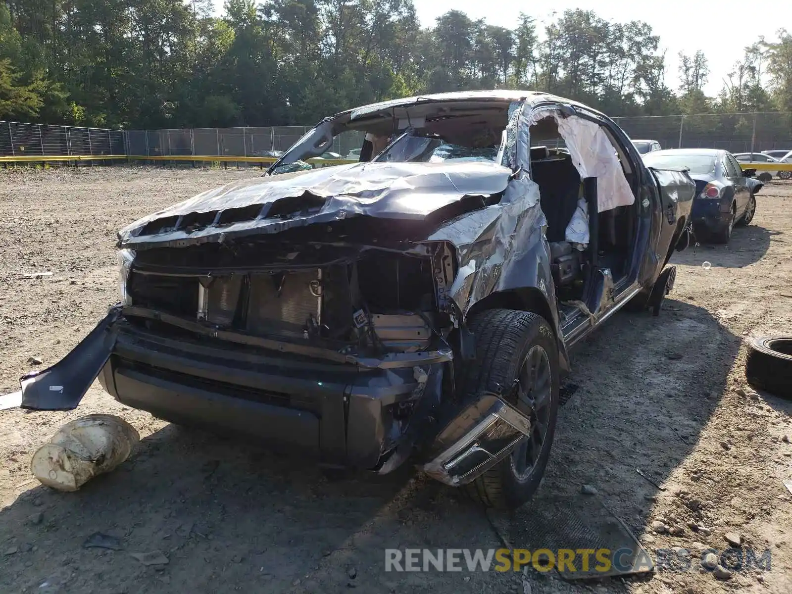 2 Photograph of a damaged car 5TFHY5F16MX005645 TOYOTA TUNDRA 2021