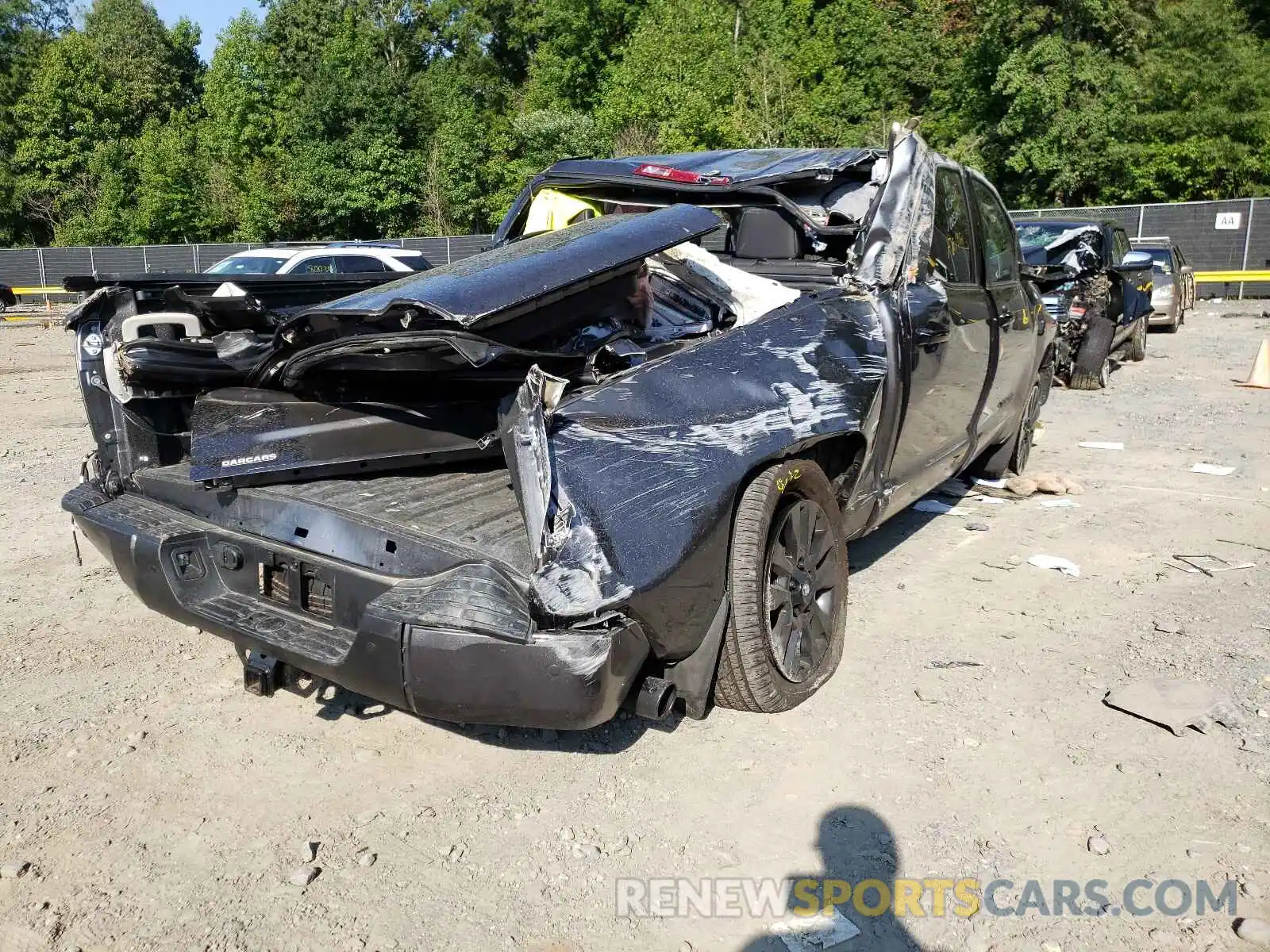 4 Photograph of a damaged car 5TFHY5F16MX005645 TOYOTA TUNDRA 2021