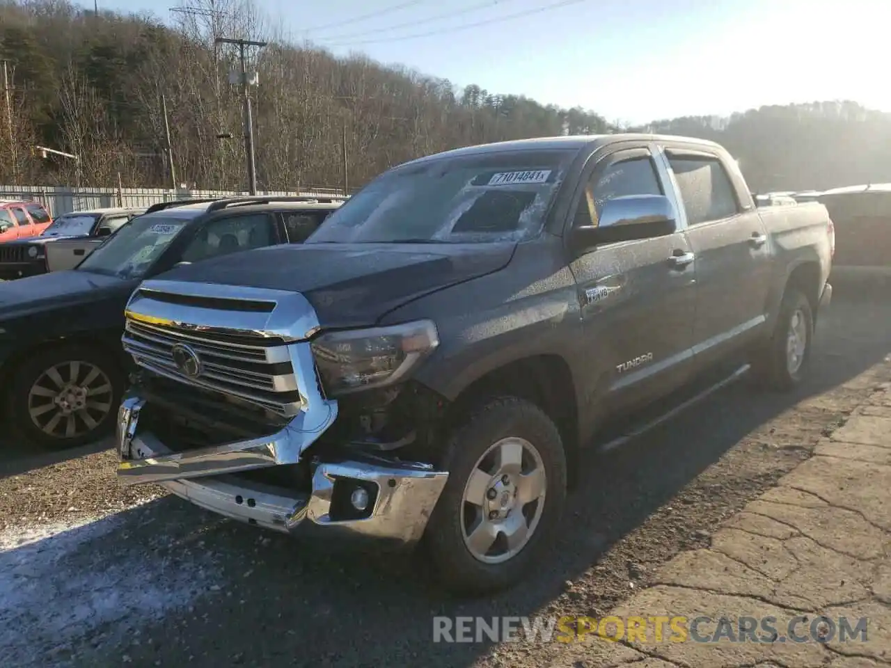 2 Photograph of a damaged car 5TFHY5F16MX009503 TOYOTA TUNDRA 2021