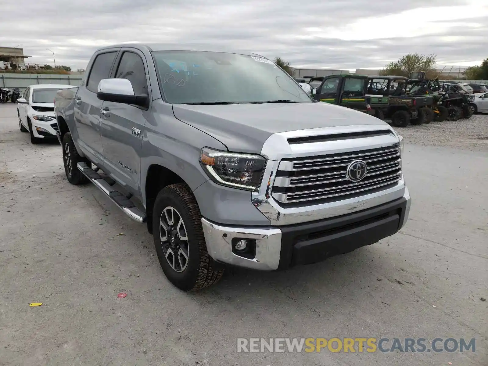 1 Photograph of a damaged car 5TFHY5F16MX010876 TOYOTA TUNDRA 2021