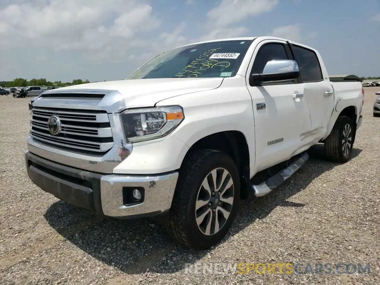 2 Photograph of a damaged car 5TFHY5F17MX019084 TOYOTA TUNDRA 2021