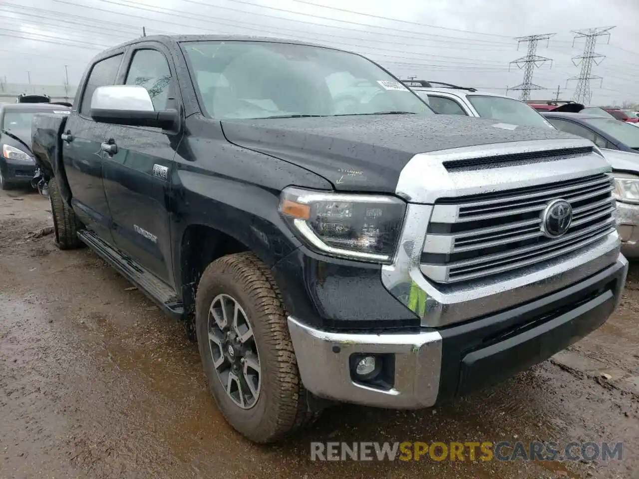 1 Photograph of a damaged car 5TFHY5F17MX992322 TOYOTA TUNDRA 2021