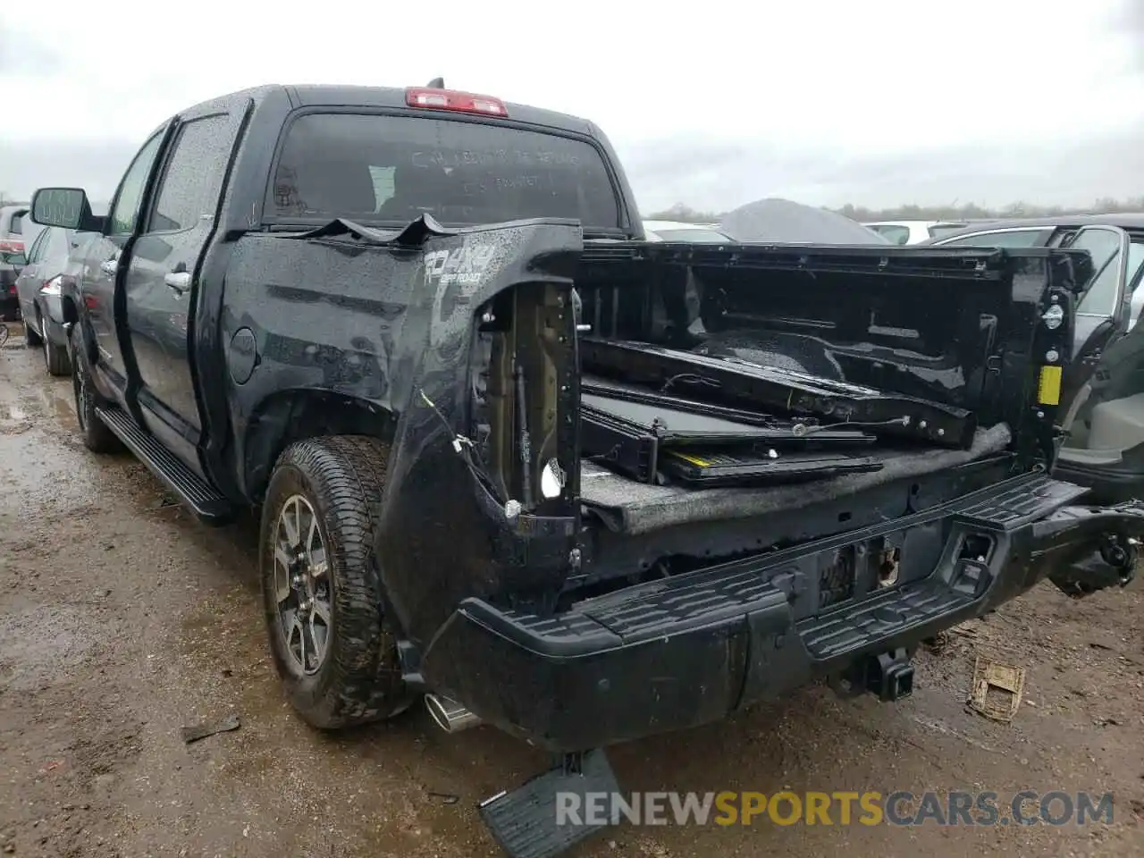 3 Photograph of a damaged car 5TFHY5F17MX992322 TOYOTA TUNDRA 2021