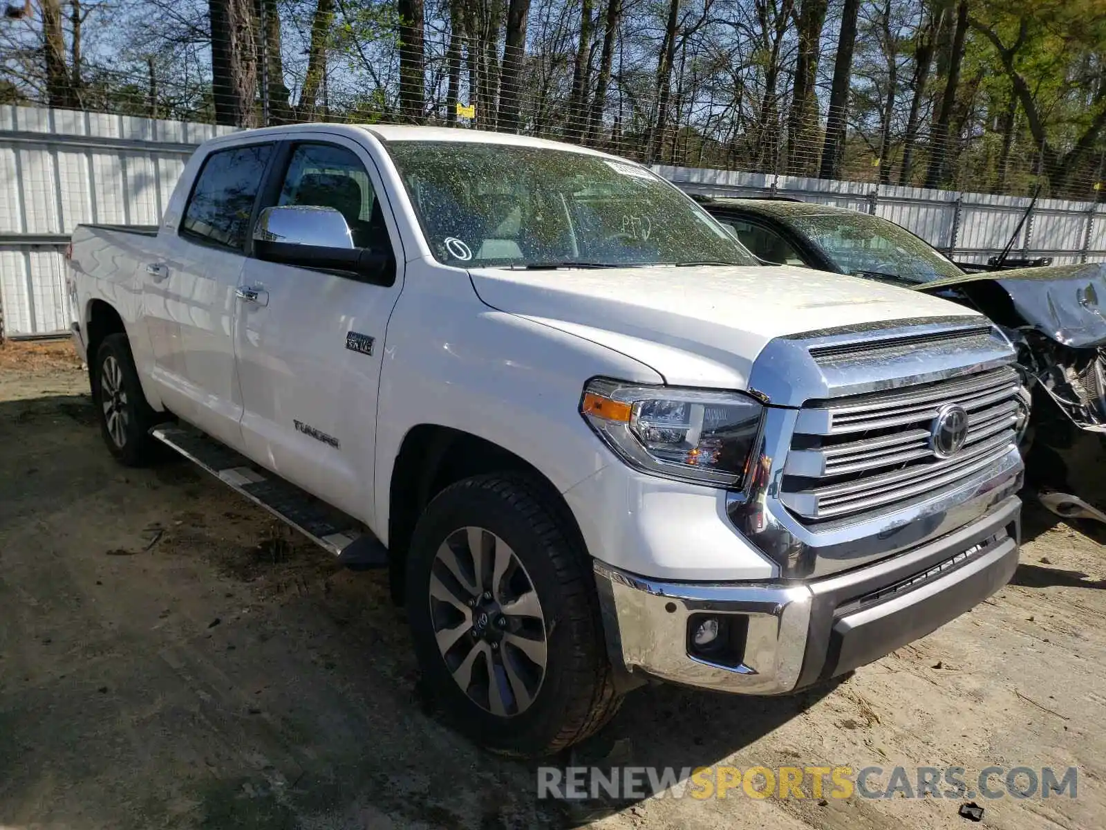 1 Photograph of a damaged car 5TFHY5F17MX995365 TOYOTA TUNDRA 2021