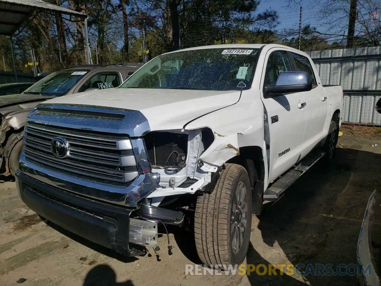 2 Photograph of a damaged car 5TFHY5F17MX995365 TOYOTA TUNDRA 2021