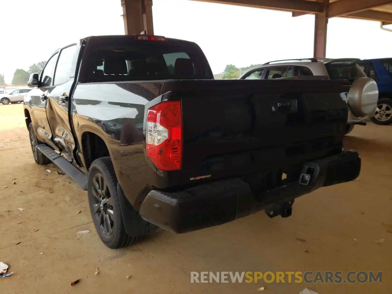 3 Photograph of a damaged car 5TFHY5F18MX009650 TOYOTA TUNDRA 2021