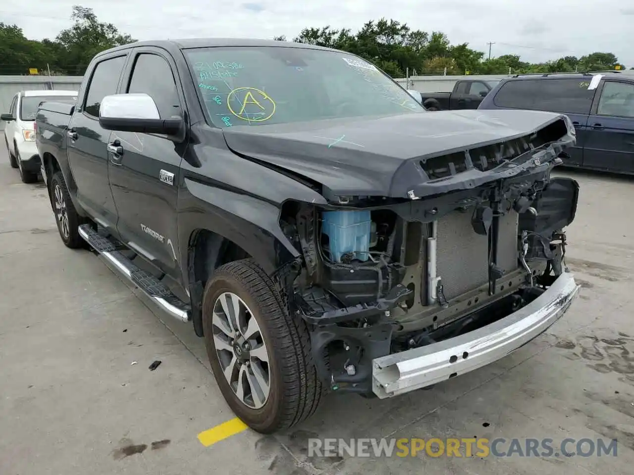 1 Photograph of a damaged car 5TFHY5F18MX029784 TOYOTA TUNDRA 2021