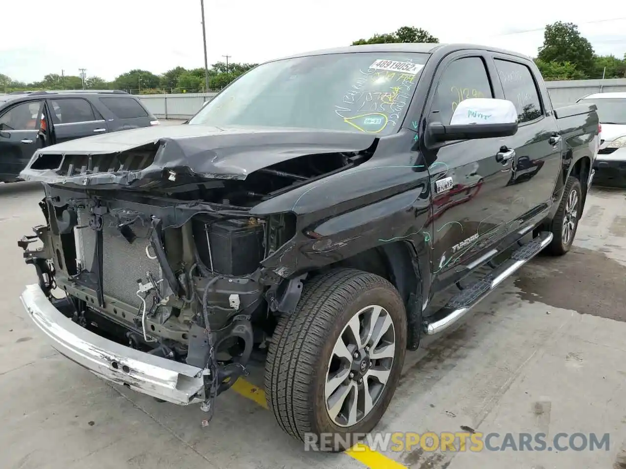 2 Photograph of a damaged car 5TFHY5F18MX029784 TOYOTA TUNDRA 2021