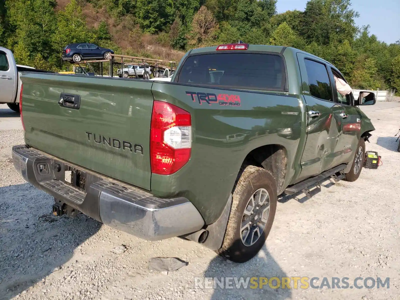 4 Photograph of a damaged car 5TFHY5F19MX009608 TOYOTA TUNDRA 2021