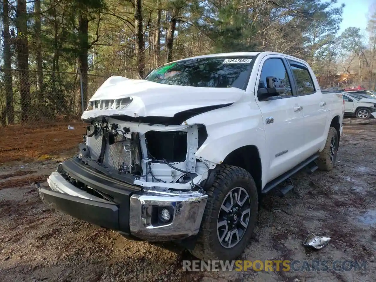 2 Photograph of a damaged car 5TFHY5F19MX016185 TOYOTA TUNDRA 2021