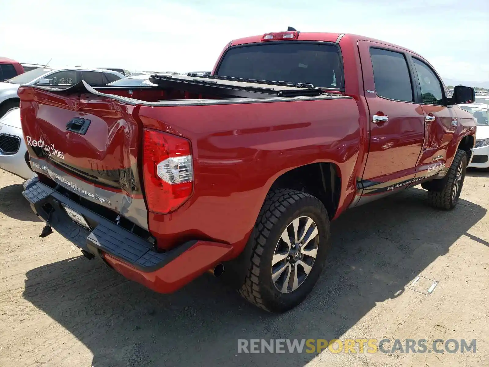 4 Photograph of a damaged car 5TFHY5F19MX021130 TOYOTA TUNDRA 2021