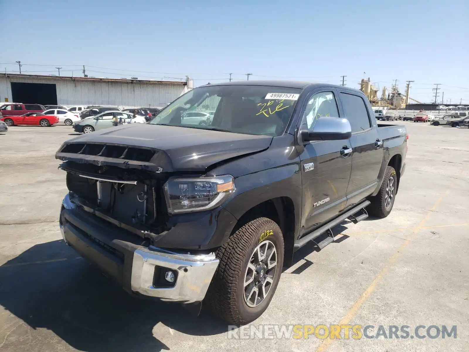 2 Photograph of a damaged car 5TFHY5F19MX976851 TOYOTA TUNDRA 2021