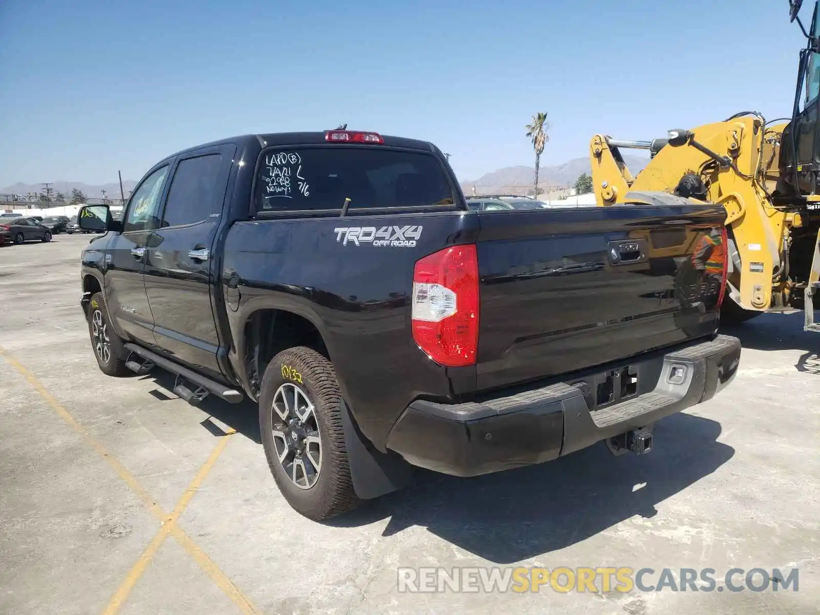 3 Photograph of a damaged car 5TFHY5F19MX976851 TOYOTA TUNDRA 2021