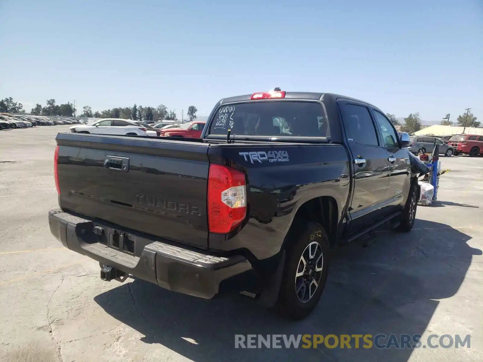 4 Photograph of a damaged car 5TFHY5F19MX976851 TOYOTA TUNDRA 2021