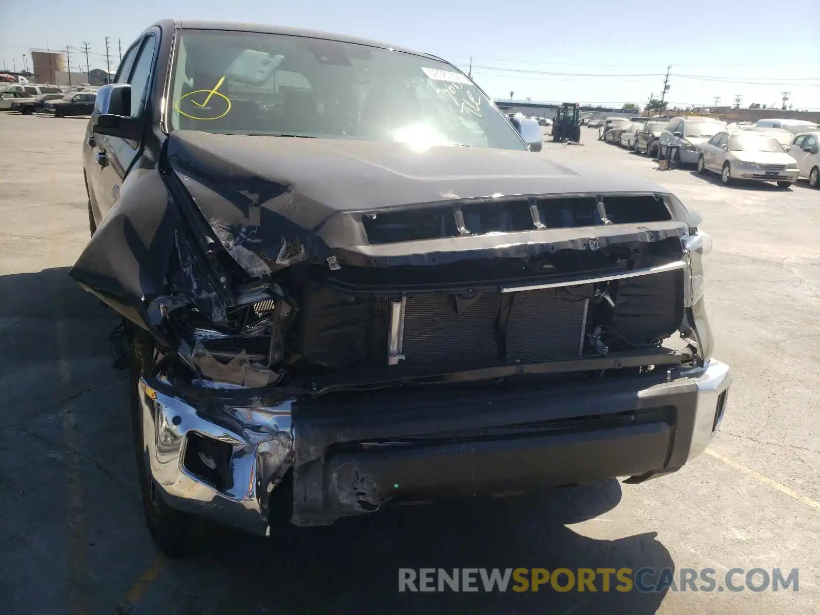 9 Photograph of a damaged car 5TFHY5F19MX976851 TOYOTA TUNDRA 2021