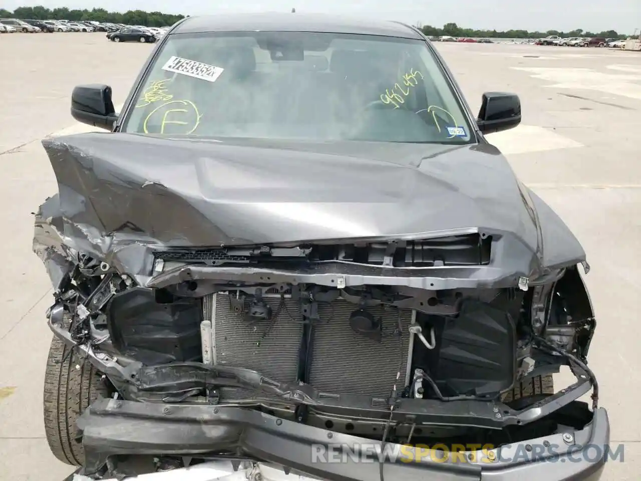 7 Photograph of a damaged car 5TFHY5F19MX982455 TOYOTA TUNDRA 2021