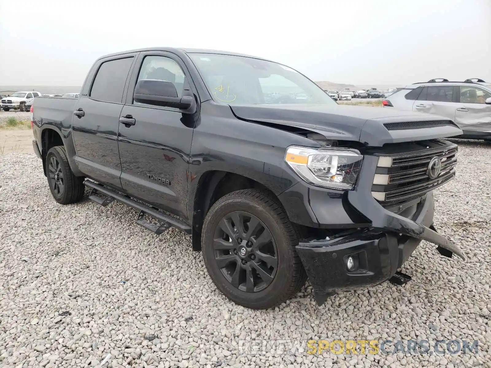 1 Photograph of a damaged car 5TFHY5F1XMX976387 TOYOTA TUNDRA 2021