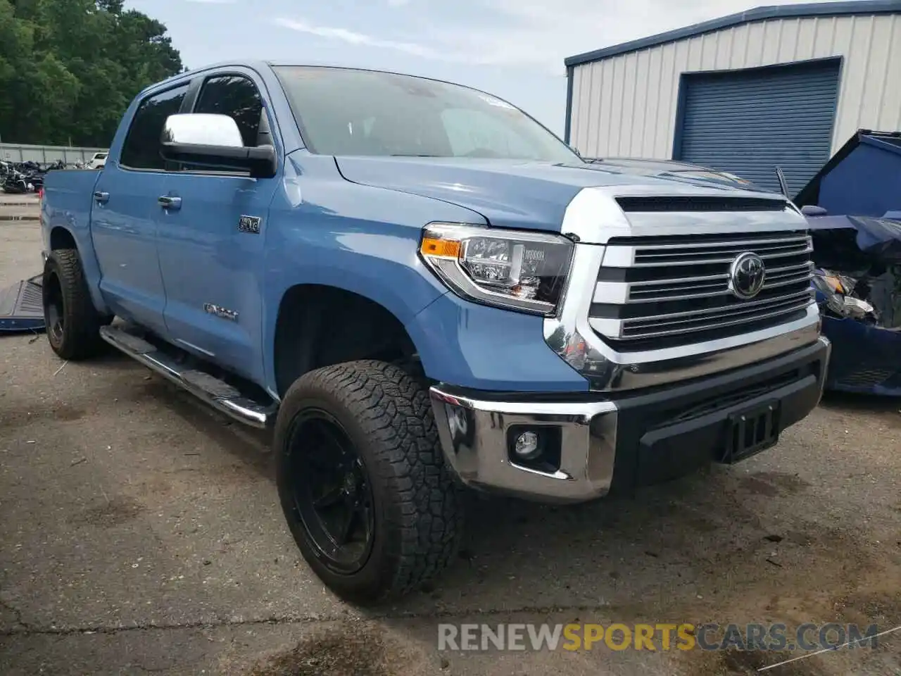 1 Photograph of a damaged car 5TFHY5F1XMX981489 TOYOTA TUNDRA 2021