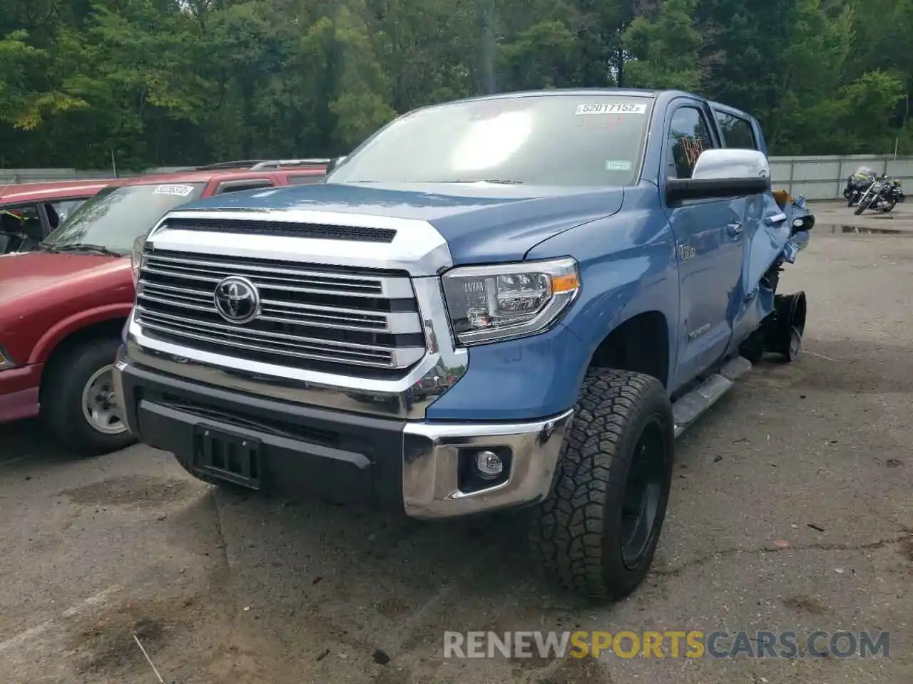 2 Photograph of a damaged car 5TFHY5F1XMX981489 TOYOTA TUNDRA 2021