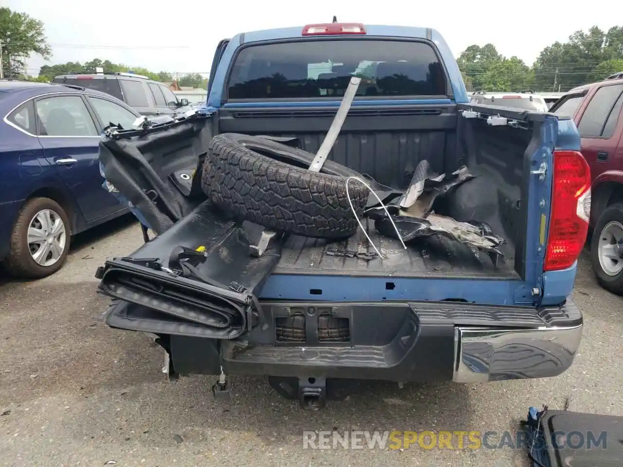 9 Фотография поврежденного автомобиля 5TFHY5F1XMX981489 TOYOTA TUNDRA 2021