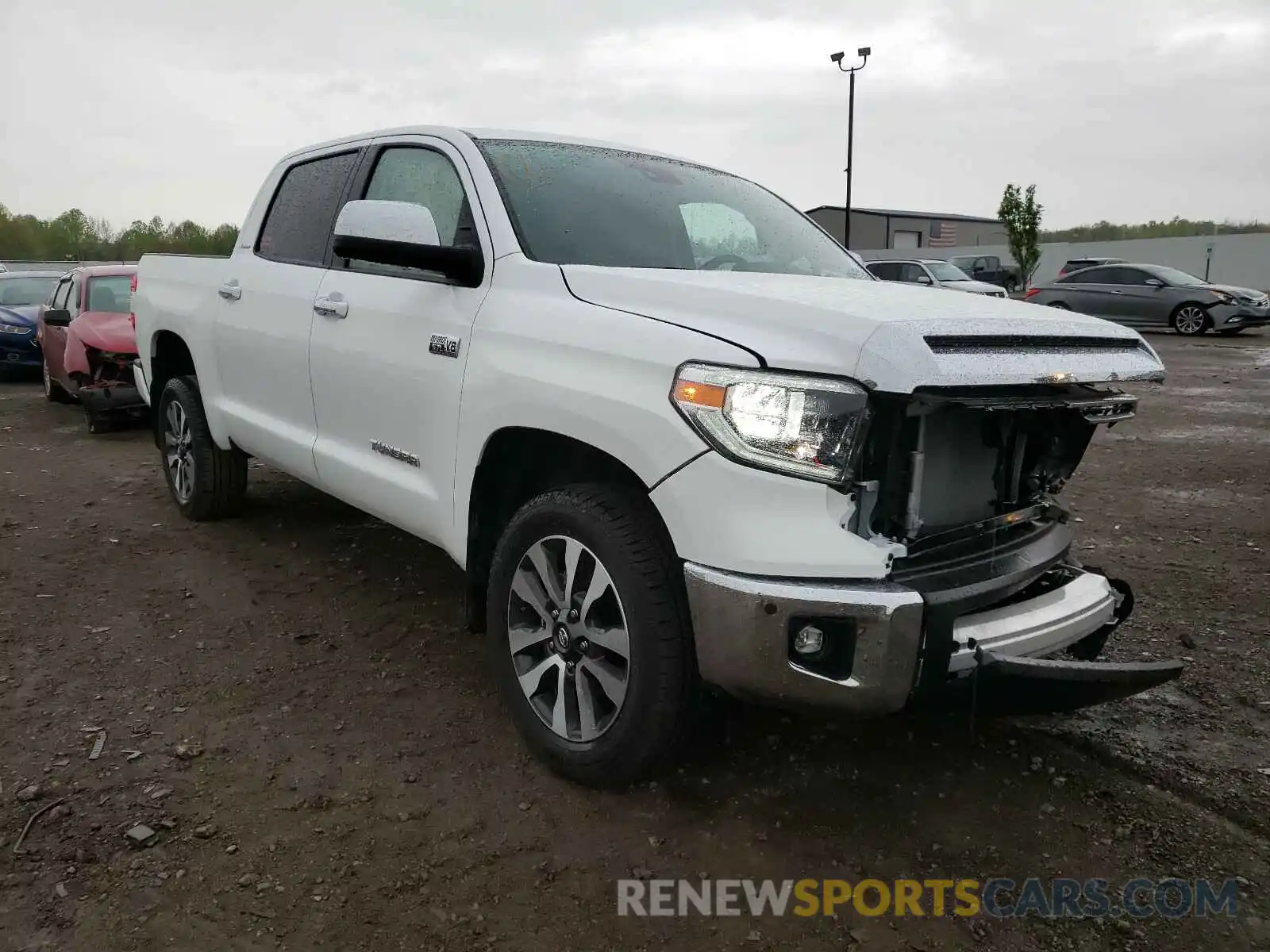 1 Photograph of a damaged car 5TFHY5F1XMX994355 TOYOTA TUNDRA 2021