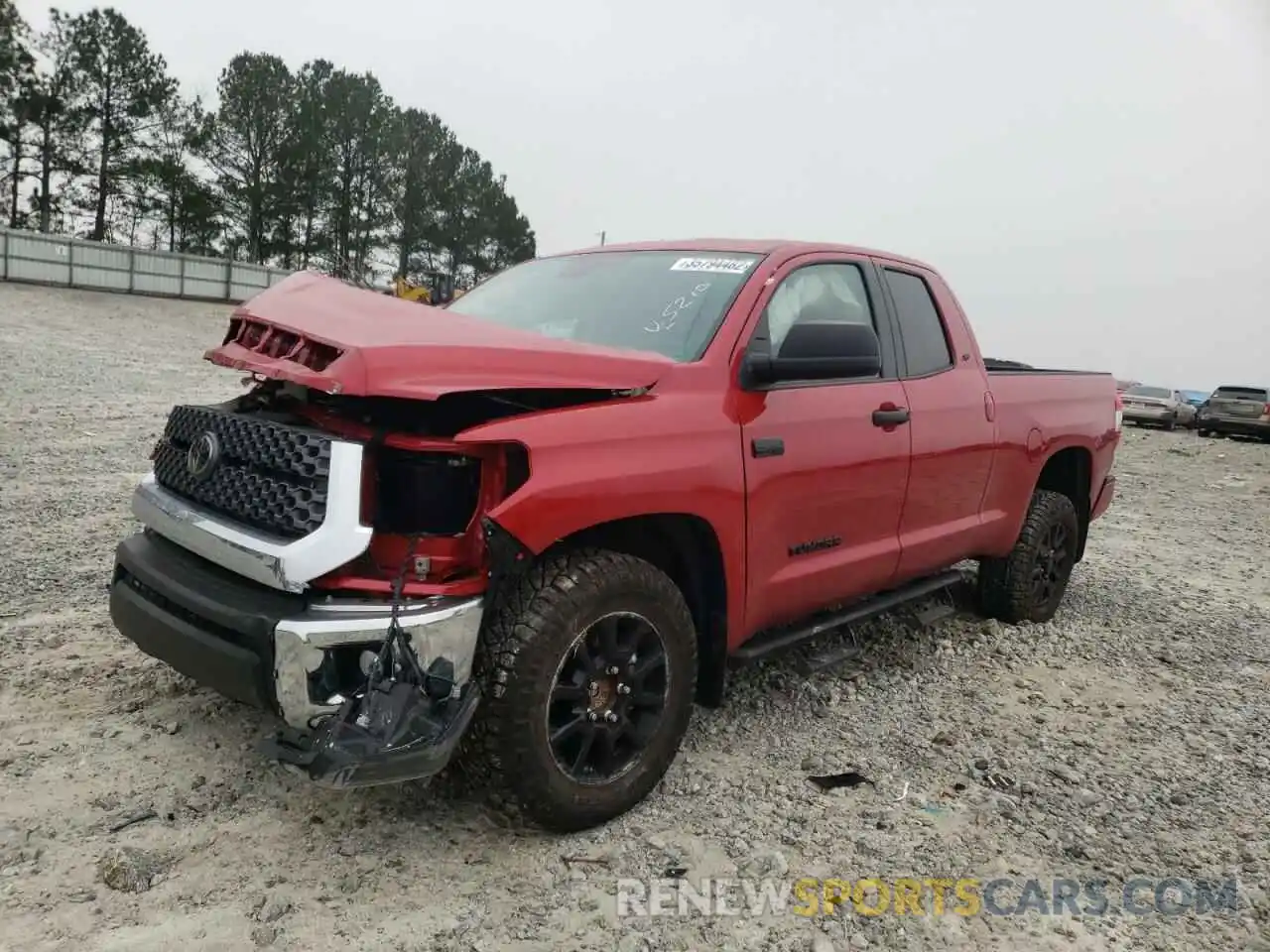 2 Photograph of a damaged car 5TFRY5F15MX285210 TOYOTA TUNDRA 2021