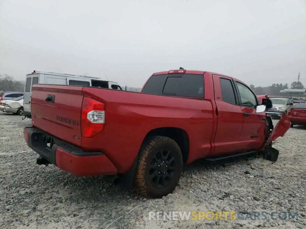 4 Photograph of a damaged car 5TFRY5F15MX285210 TOYOTA TUNDRA 2021