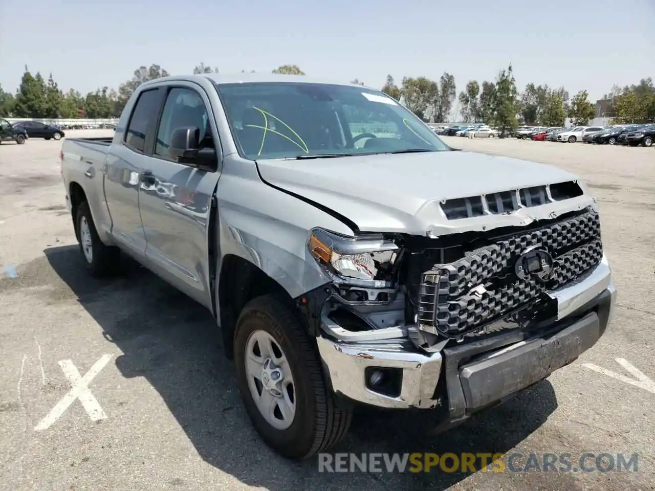 1 Photograph of a damaged car 5TFRY5F15MX298538 TOYOTA TUNDRA 2021